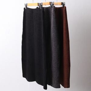[아이우먼]빅사이즈무지스커트 3778L411 데일리니트스커트 WW