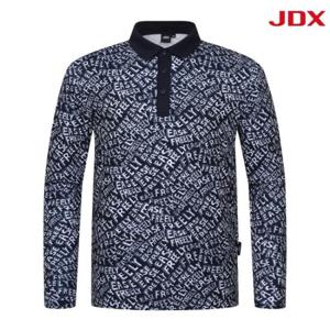 JDX 세이브존07 남성 배색 에리 티셔츠 X2TLW1443NA