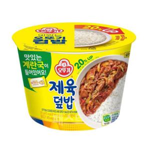오뚜기 컵밥 제육덮밥(즉석국)315g 12개입