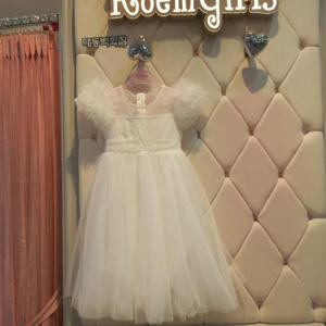 로엠걸즈 DP01 화이트 샤드레스 RGOW25SV1