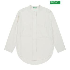 [베네통] Out pocket hidden button shirt 3S_5WR7DQ034