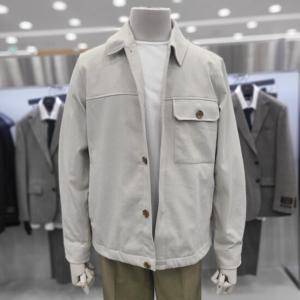 [앤드지]밑단 스트링 세미오버핏 셔츠형 자켓 BZF2WC1101 IV