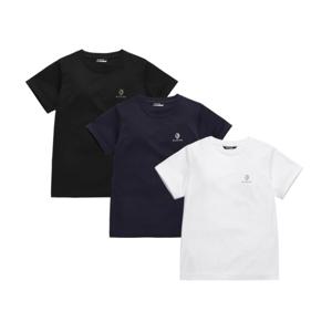 [블랙야크키즈]베이직한 컬러감으로 구성되어 실용적인 3PACK 티셔츠 세트