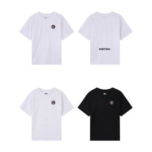 [엔비에이키즈(아동)]NBA 로고포인트 에어로쿨 반소매 티셔츠 (K242TP004P SET)(K242TS0