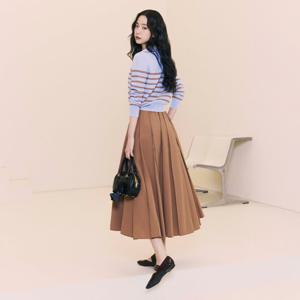 (JJ지고트) 자수 백 밴딩 플리츠 스커트 GR4A0SKR31