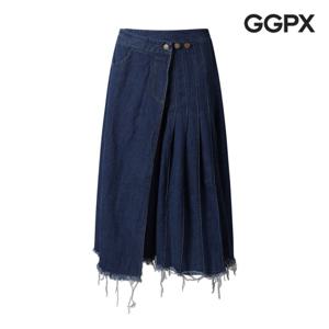 [GGPX] 하프 다트 프린지 스커트 (GP3SK025F)