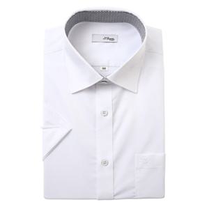 듀퐁셔츠 SE5MM12HS902SWH 반팔 여름용 일반핏 구김 적은 화이트 솔리드 스트레치 반소매 스판 와이셔츠