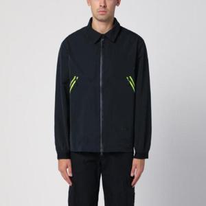 PURPLE MOUNTAIN OBSERVATORY 지퍼가 달린 검은색 셔츠 재킷 PMO2043NY/XH_PMO-BLK