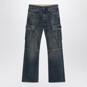 BALENCIAGA Blue Cargo Regular jeans with a faded effect 831704TSW71/Q_BALEN-4011