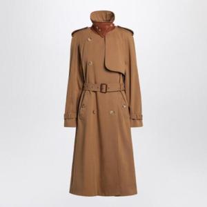 CHLOA  Long water-repellent beige trench coat in cotton gabardine CH25SMA19341/Q_CHLOE-21D