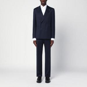 TAGLIATORE Navy blue double-breasted wool suit 2FBR20B01060001/Q_TAGLT-I5014