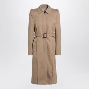ALEXANDER MCQUEEN Beige trench coat with belt 810431QFABB/Q_ALEXQ-2001