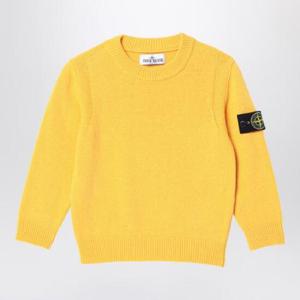 STONE ISLAND 노란색 코튼 점퍼 8116502Z1XHSTONE-V0030