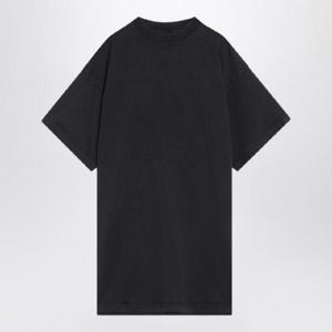 BALENCIAGA 빈티지 저지로 칠해진 검은색 위에 티셔츠를 입으세요 787349TRVT9/Q_BALEN-1041