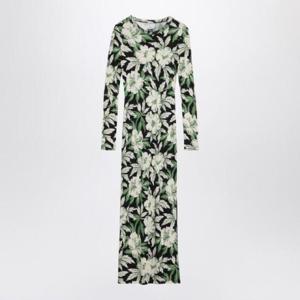 LOEWE Dress with floral print in silk and cotton S540Y09XSPCO/Q_LOEW-9990