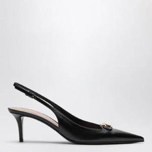 VALENTINO GARAVANI 슬링백 VLogo The Bold Edition 블랙 송아지 가죽 펌프스 5W2S0JB7EEY/XH_VALE-0NO