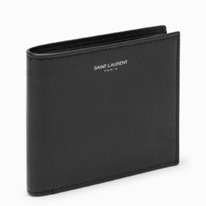 SAINT LAURENT 블랙 가죽 바이폴드 지갑 396307AADA4/XG_YSL-2190