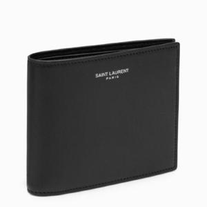 SAINT LAURENT 블랙 가죽 바이폴드 지갑 3963070U90N/XF_YSL-1000