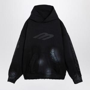 BALENCIAGA 3B 스텐실 후드티 블랙 스팟 767877TQVT7/XH_BALEN-1083