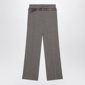 PRADA Wool blend trousers with printed belt P242JOOO16NO/Q_PRADA-F0572