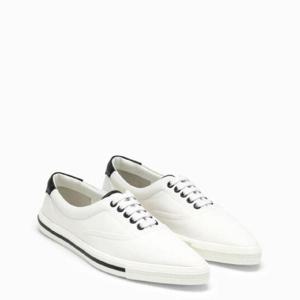 SAINT LAURENT Club low white canvas trainer 73183812N9A/XE_YSL-9081