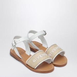 GIVENCHY White/beige sandals with logo H30826-ALE/Q_GIV-10P