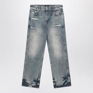 REPRESENT Washed blue jeans with rips MLM61486DE/Q_REPRE-61