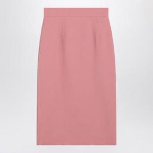 DOLCE&GABBANA Pink wool pencil skirt F4CJGTFU2L8/Q_DOLCE-F0473
