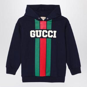 GUCCI 다크 블루 코튼 플리스 스웨트셔츠 791861XJGOF/XH_GUC-4392