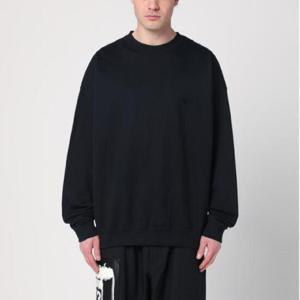 ADIDAS Y-3 로고가 있는 블랙 크루넥 스웨트셔츠 JN4926CO/Q_ADIDY-BLK