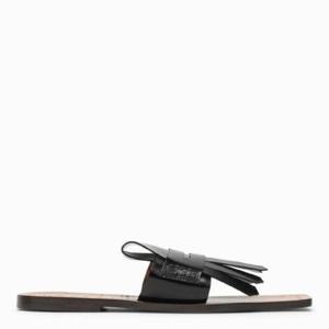 MARNI 블랙 레더 밤비 샌들 SAMS019800PS679/XG_MARNI-00N99