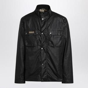 BARBOUR Black waxed International jacket MWX2455MWX/Q_BARBO-BK11