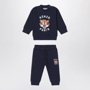 KENZO Two-piece navy blue tracksuit with logo K60935-ACO/Q_KENZO-848