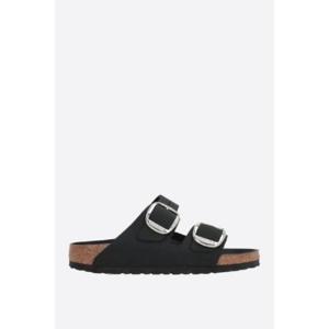 BIRKENSTOCK Arizona Big Buckle flat sandals in oiled leather (Narrow Fit) 1011075 BLACK