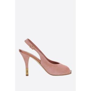 CHLOE Flower sandals in suede CHC25U09ORA6K5