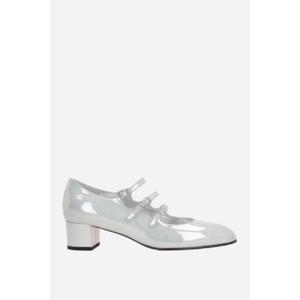 CAREL PARIS 키나 페이턴트 가죽 메리제인 펌프스 KINA2402WHITEREFLEX