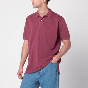 POLO RALPH LAUREN Washed wine red cotton polo 710850860051CO/R_POLOR-RW