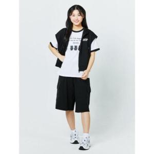 소이 세이브존07 블랙후드크롭조끼상하복 25M07850786