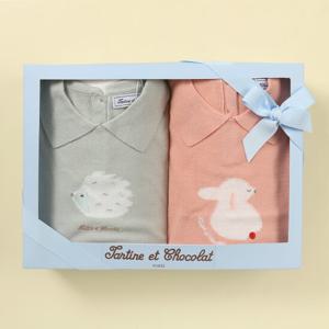 [쇼콜라]쌍둥이출산백일돌선물(바토니트바디슈트P+B) TTTMMBO298000