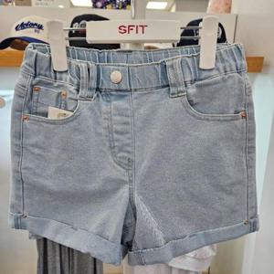 에스핏 HC30 롤업 3.5부 데님팬츠 연청 SJZ304-FJPT47