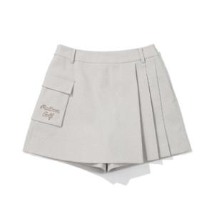 말본골프스커트 KQJ M5222PHP31BGL 아웃 포켓 플리츠 스코트 LIGHT BEIGE (WOMAN)