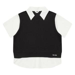 에꼴리에 세이브존07 4.5부 셔츠레이어드티 25B5454BK