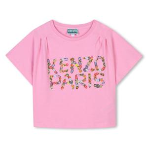 [겐조키즈][FRUITS STICKERS]핑크 후르츠 겐조로고 반팔티 Z255AGT312