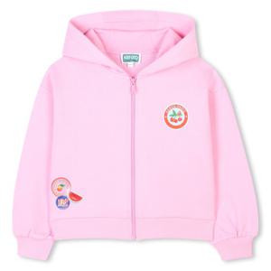 [겐조키즈][FRUITS STICKERS]핑크 프루트 프린팅 후드집업 Z255AGH311