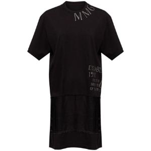 25 SS 메종마르지엘라 로고 프린트 티셔츠 드레스 S52DA0058M20050 TP433194673