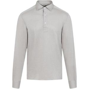 25 SS Zegna 실크 폴로 셔츠 RUFX46A9SRF9 TP434447411