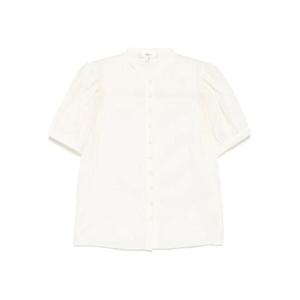 25 SS 프레임 레이스 숄더 실크 블라우스 WP25WBL027A TP437649806