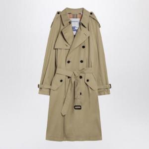 BURBERRY Double breasted trench coat in Hamper color 8113023150445/R_BURBE-C2981