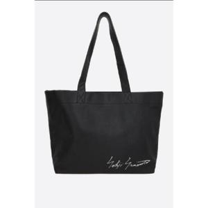 DISCORD YOHJI YAMAMOTO Signature tote bag in grainy leather DPI10791BLACK