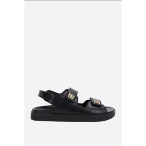 GIVENCHY 4G 스무스 레더 플랫 샌들 BE3087E1UB001